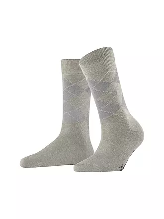 BURLINGTON | Damen Socken LUREX MARYLEBONE 36-41 light grey | 
